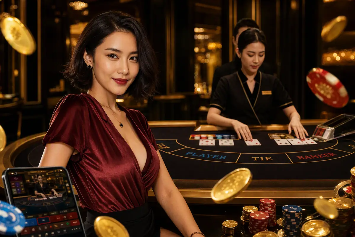puma77 Casino meja baccarat dealer langsung